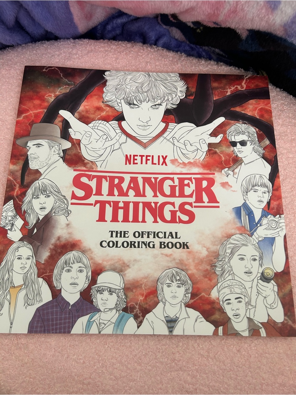 Netflix Stranger Things Official Coloring Book - Red, White